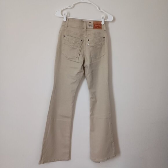 Levi’s 726 High Rise Flare Jeans Tan Size 26x32 NWT - Picture 6 of 16